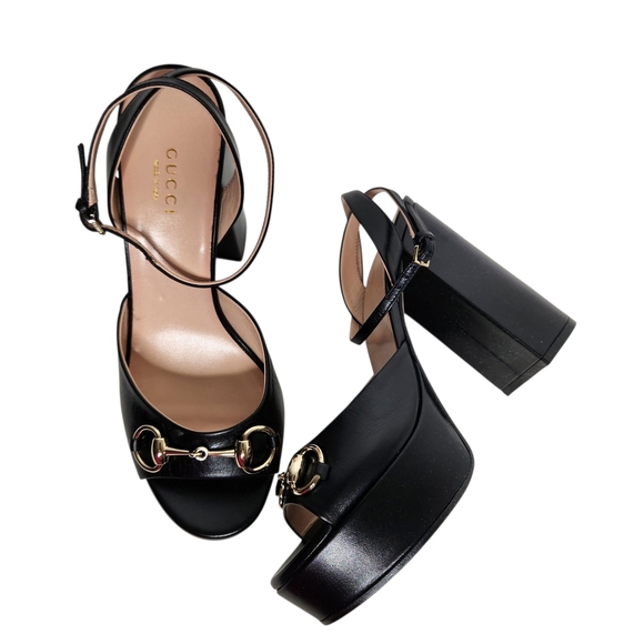 GUCCI Horsebit Malaga Platform Sandal - Picture 2 of 16